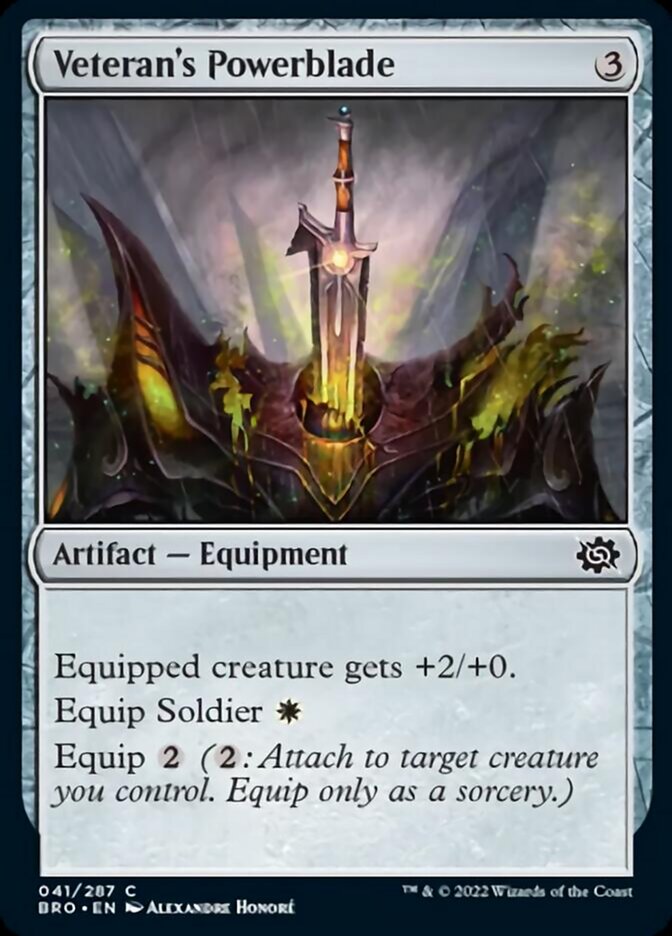 Veteran's Powerblade [The Brothers' War] Foil