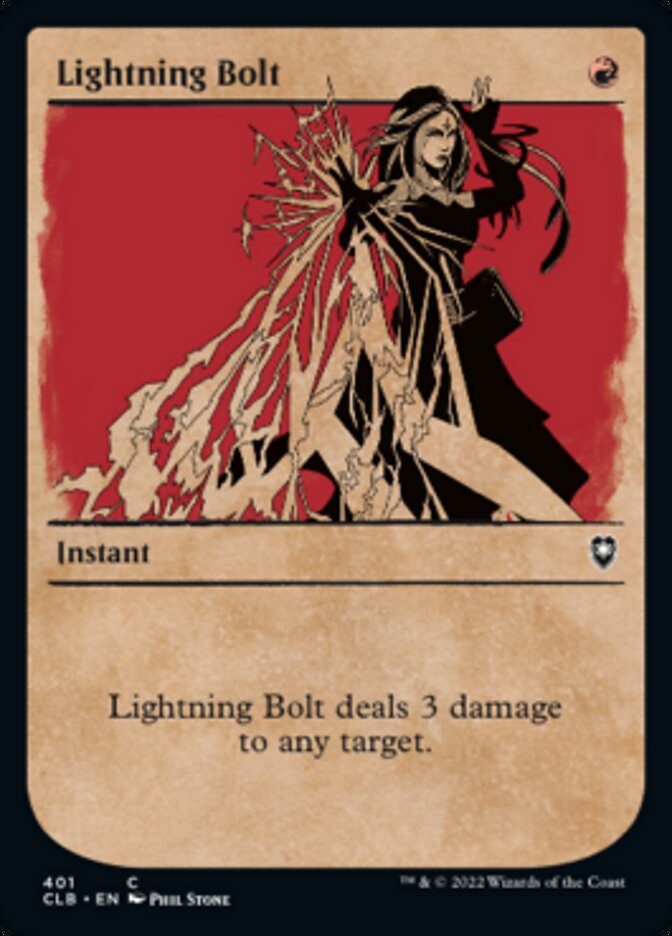 Lightning Bolt (Showcase) [Commander Legends: Battle for Baldur's Gate] Foil