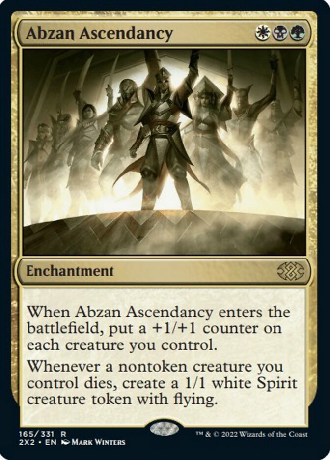 Abzan Ascendancy [Double Masters 2022] Foil