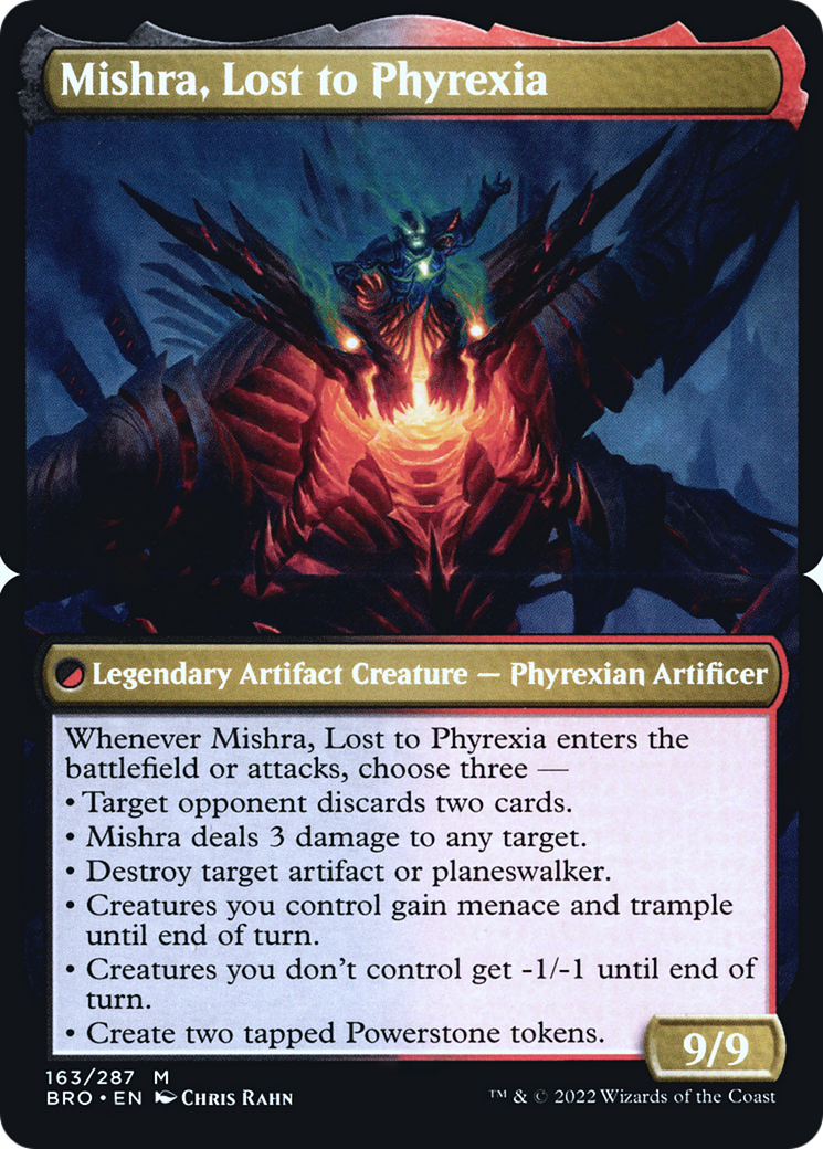 Mishra, Lost to Phyrexia  [The Brothers' War Promos] Foil