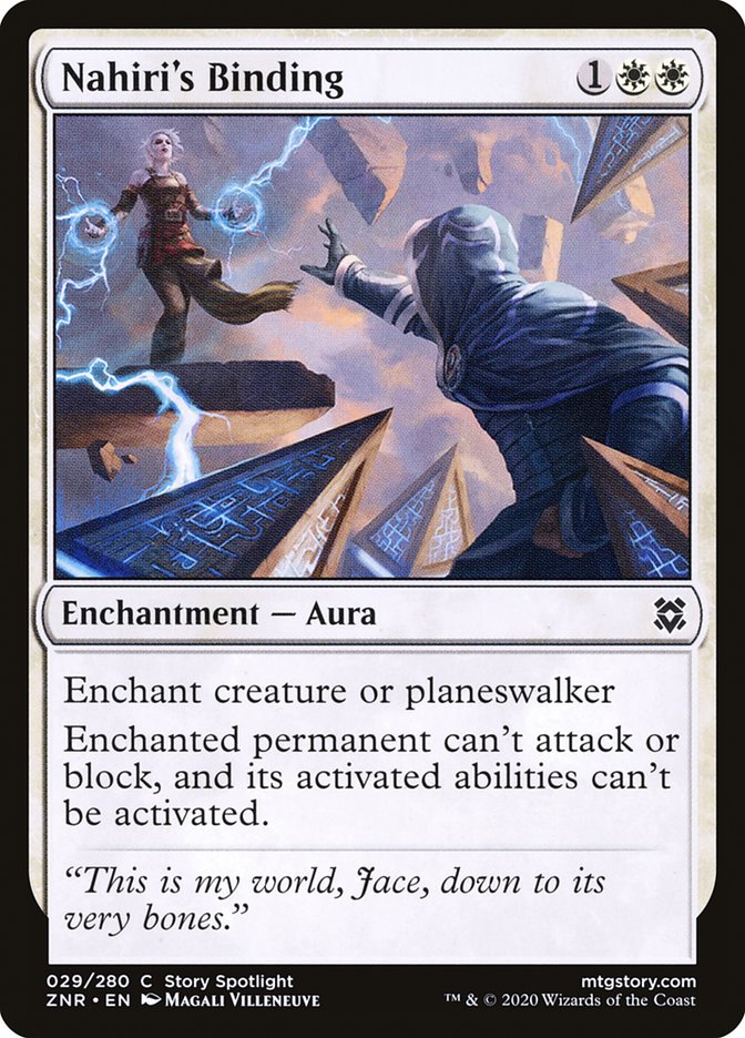 Nahiri's Binding [Zendikar Rising] Foil