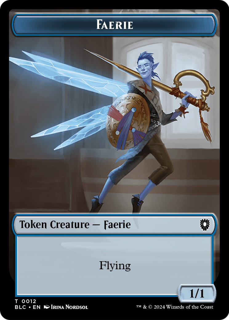 Faerie  [Bloomburrow Commander Tokens] Foil
