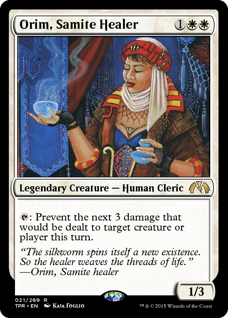 Orim, Samite Healer  [Tempest Remastered] Foil