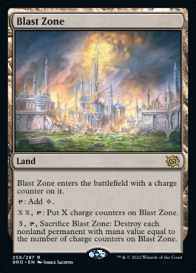 Blast Zone (Promo Pack) [The Brothers' War Promos] Foil