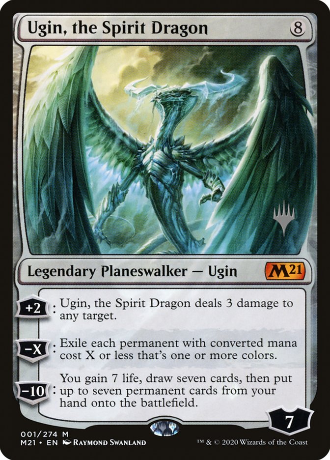 Ugin, the Spirit Dragon (Promo Pack) [Core Set 2021 Promos] Foil