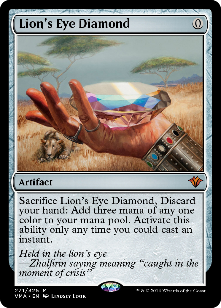 Lion's Eye Diamond  [Vintage Masters] Foil