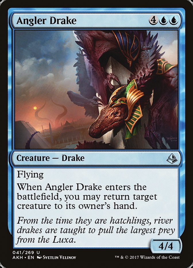 Angler Drake [Amonkhet] Foil