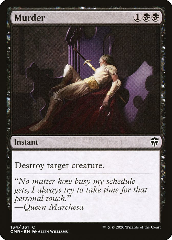Murder [Commander Legends] Foil