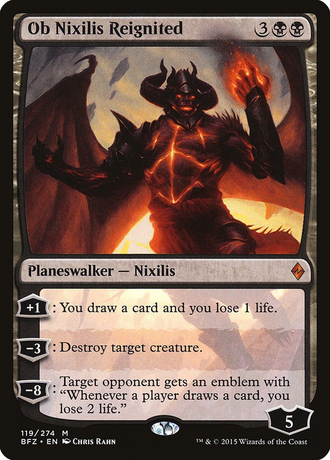 Ob Nixilis Reignited [Battle for Zendikar] Foil