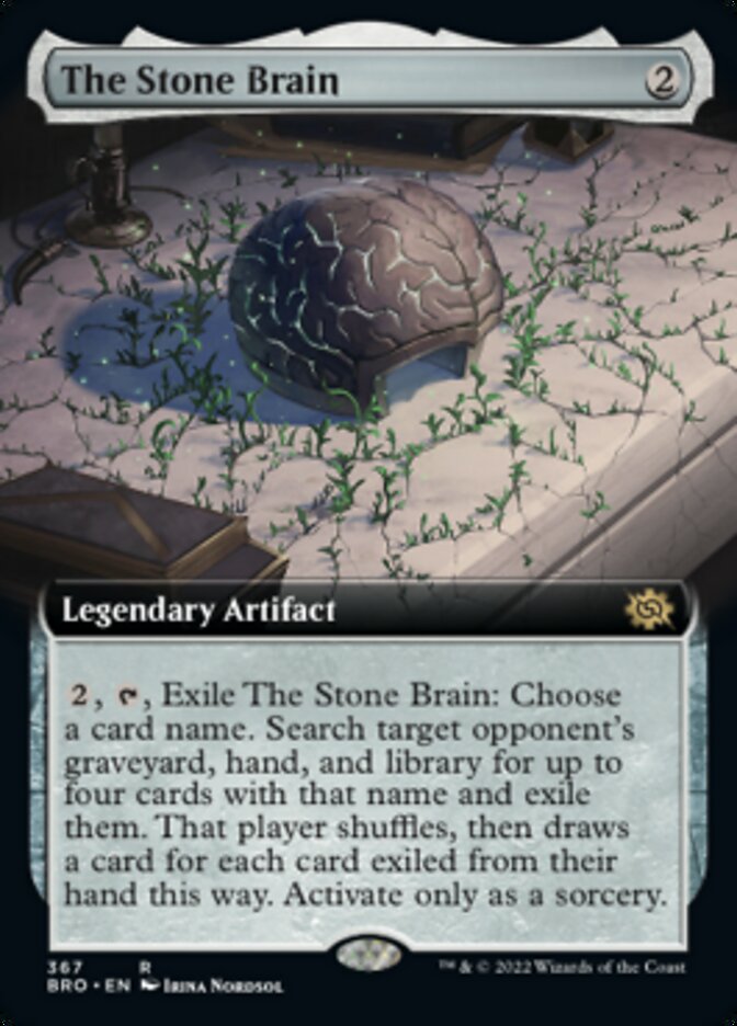 The Stone Brain (Extended Art) [The Brothers' War] Foil