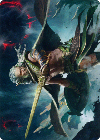 Serpent-Blade Assailant // Serpent-Blade Assailant  [March of the Machine Art Series] (Borderless)