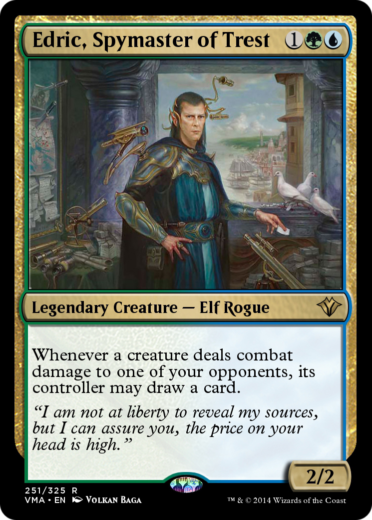 Edric, Spymaster of Trest  [Vintage Masters] Foil