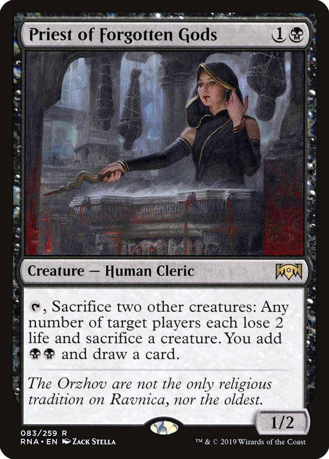 Priest of Forgotten Gods [Ravnica Allegiance] Foil