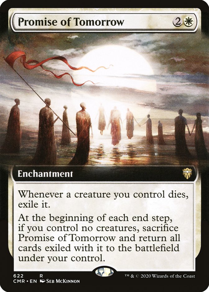 Promise of Tomorrow (Extended Art) [Commander Legends] Foil