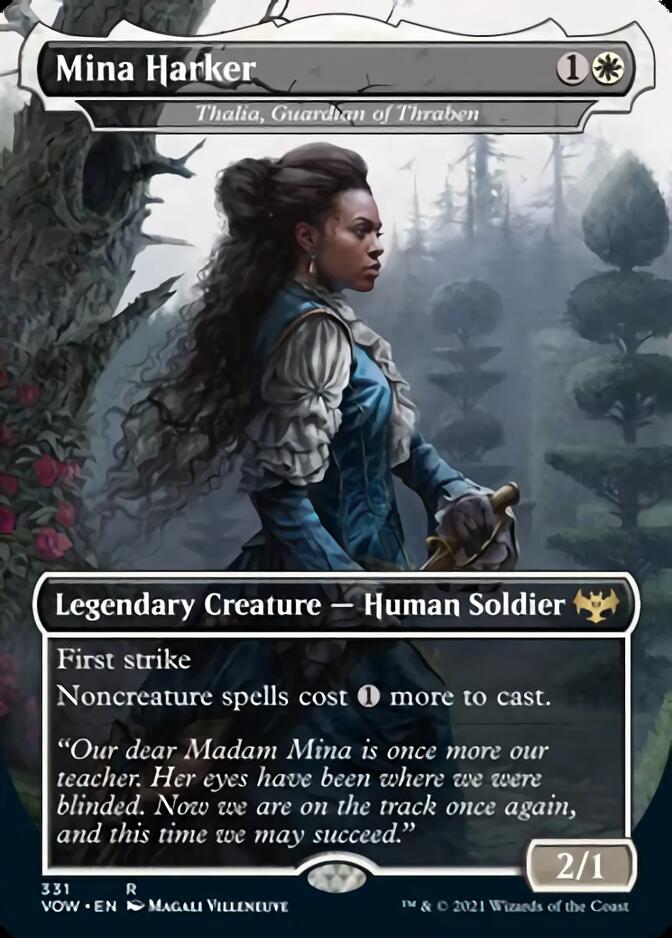 Thalia, Guardian of Thraben - Mina Harker [Innistrad: Crimson Vow] Foil