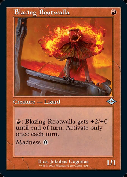 Blazing Rootwalla (Retro) [Modern Horizons 2] Foil