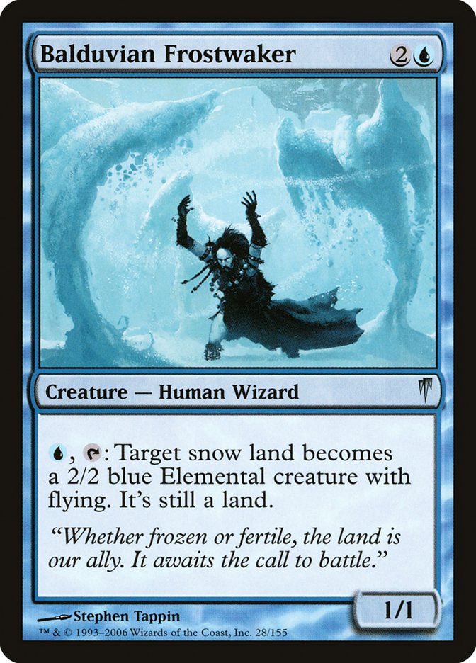 Balduvian Frostwaker [Coldsnap] Foil
