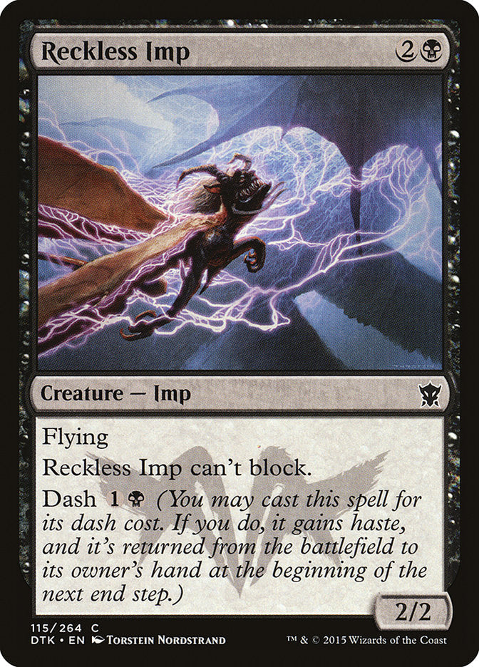 Reckless Imp [Dragons of Tarkir] Foil