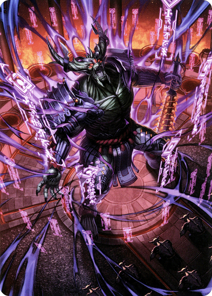 Hidetsugu, Devouring Chaos // Hidetsugu, Devouring Chaos  [Neon Dynasty Art Series] (Borderless)