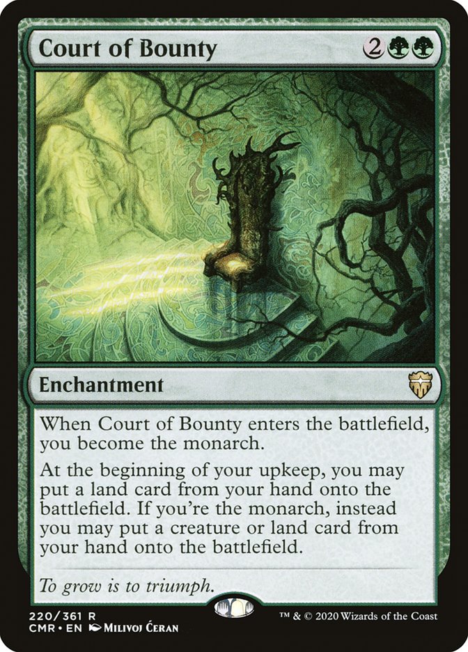 Court of Bounty [Commander Legends] Foil