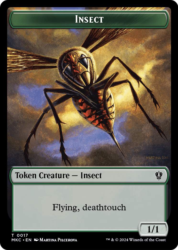 Insect  [Murders at Karlov Manor Commander Tokens]
