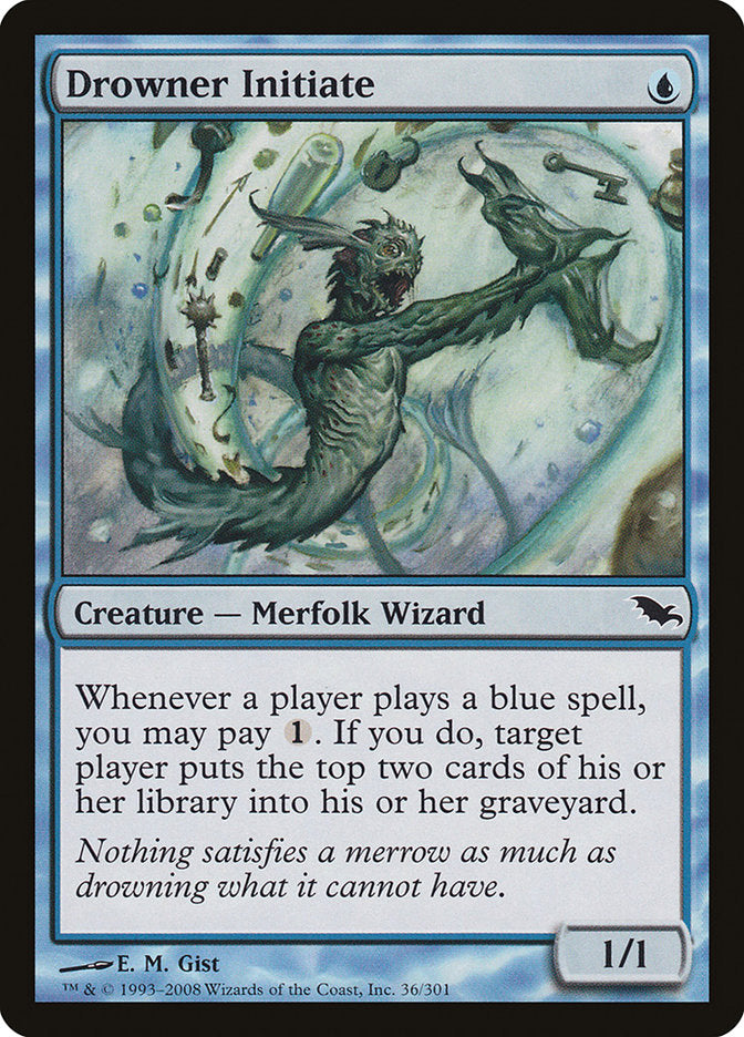 Drowner Initiate [Shadowmoor] Foil