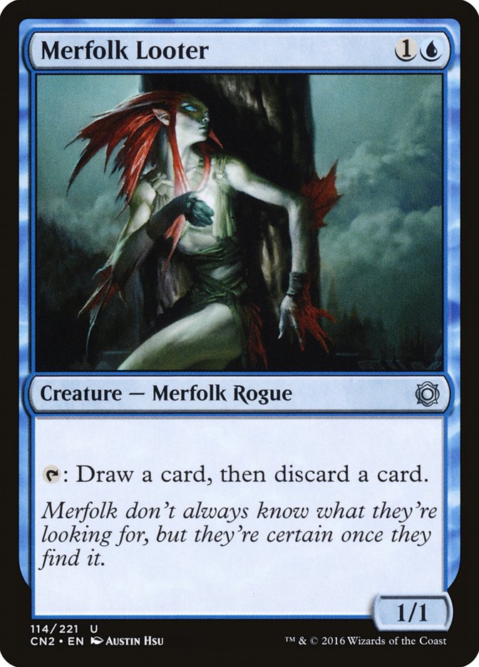 Merfolk Looter [Conspiracy: Take the Crown] Foil