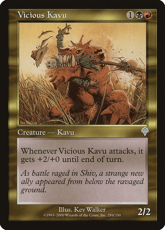 Vicious Kavu [Invasion] Foil