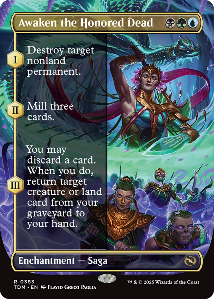 Awaken the Honored Dead (Borderless) [Tarkir: Dragonstorm]