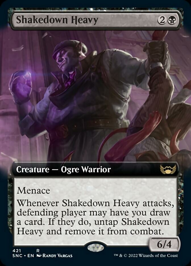 Shakedown Heavy (Extended Art) [Streets of New Capenna] Foil