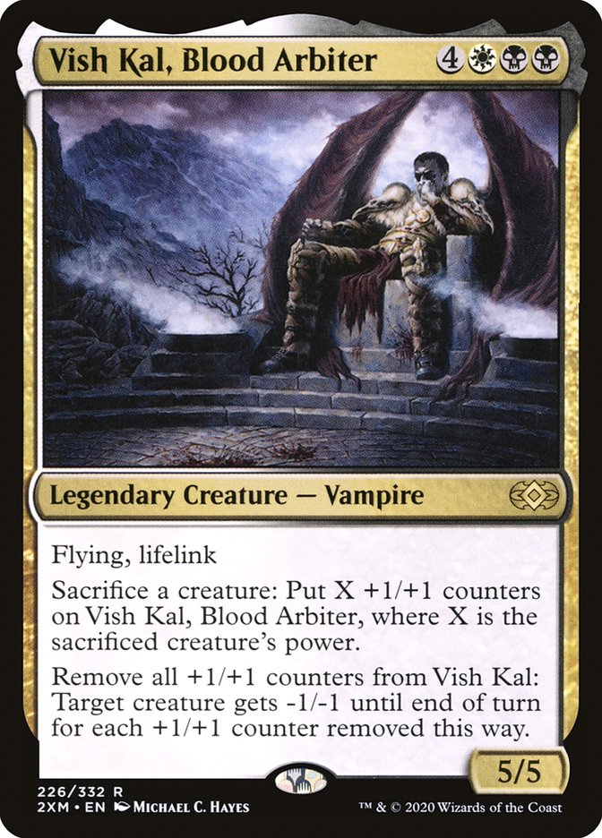 Vish Kal, Blood Arbiter [Double Masters] Foil