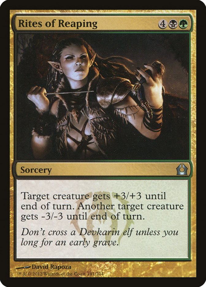 Rites of Reaping [Return to Ravnica] Foil