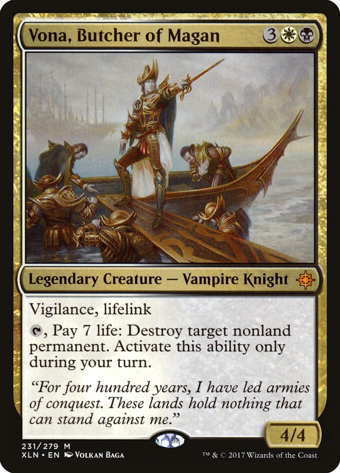 Vona, Butcher of Magan [Ixalan] Foil