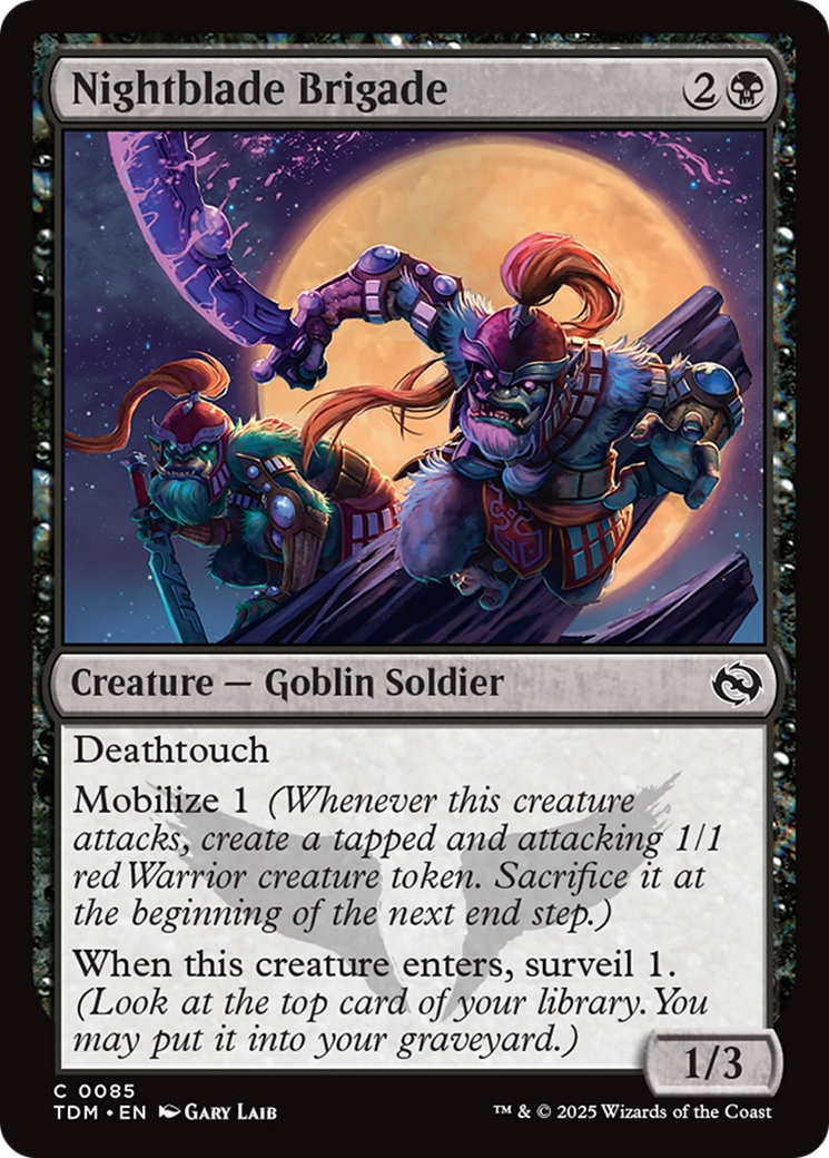 Nightblade Brigade [Tarkir: Dragonstorm] Foil