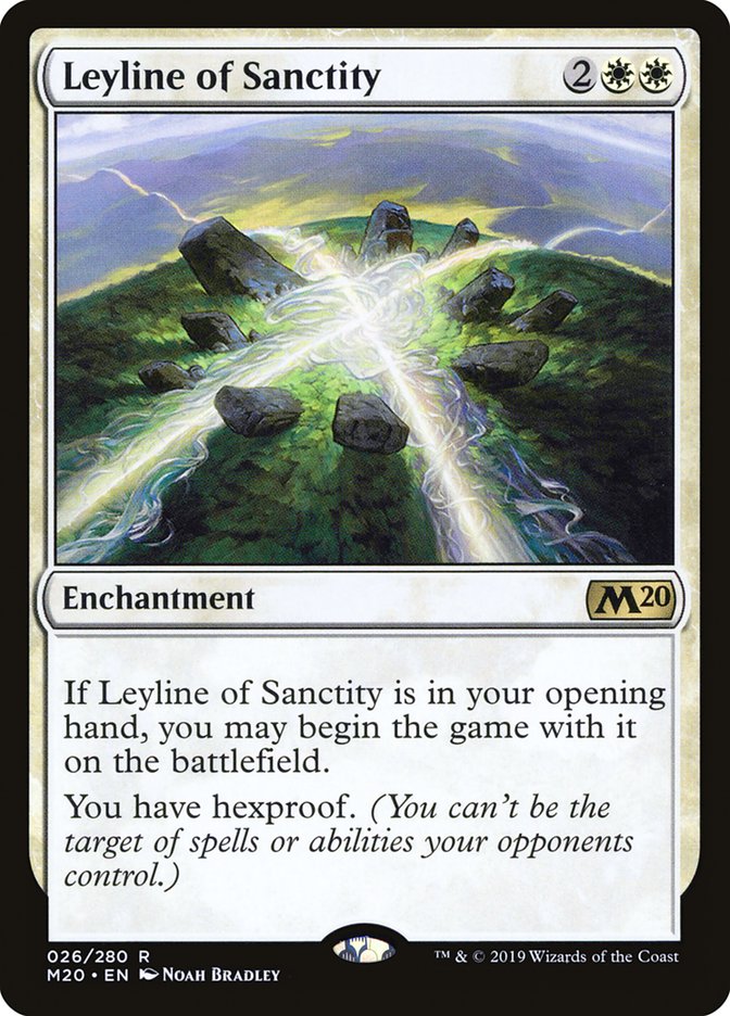 Leyline of Sanctity [Core Set 2020] Foil