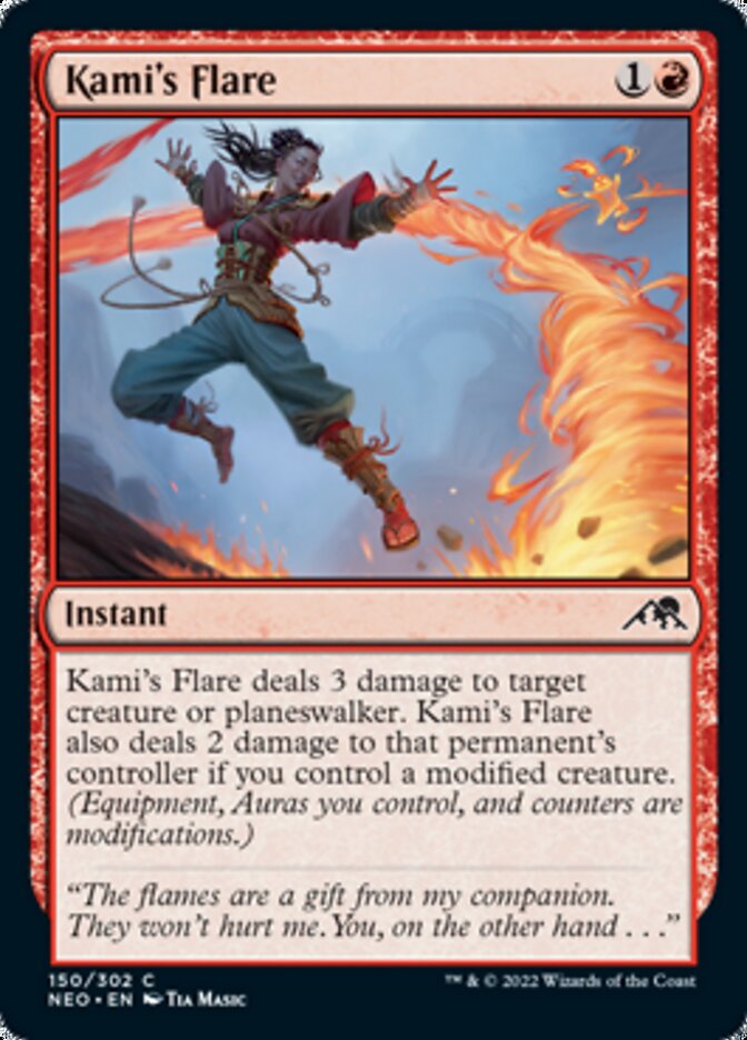Kami's Flare [Kamigawa: Neon Dynasty] Foil