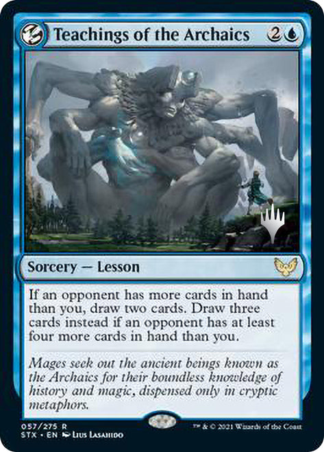 Teachings of the Archaics (Promo Pack) [Strixhaven: School of Mages Promos] Foil