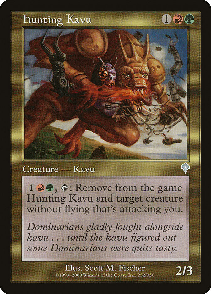 Hunting Kavu [Invasion] Foil