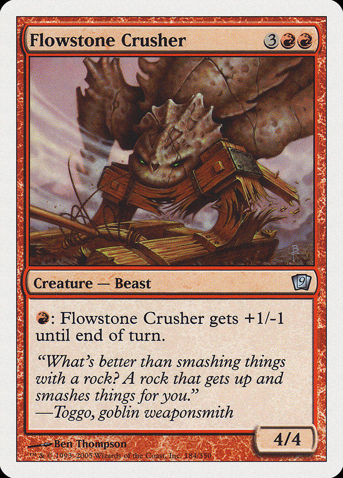 Flowstone Crusher [Ninth Edition] Foil