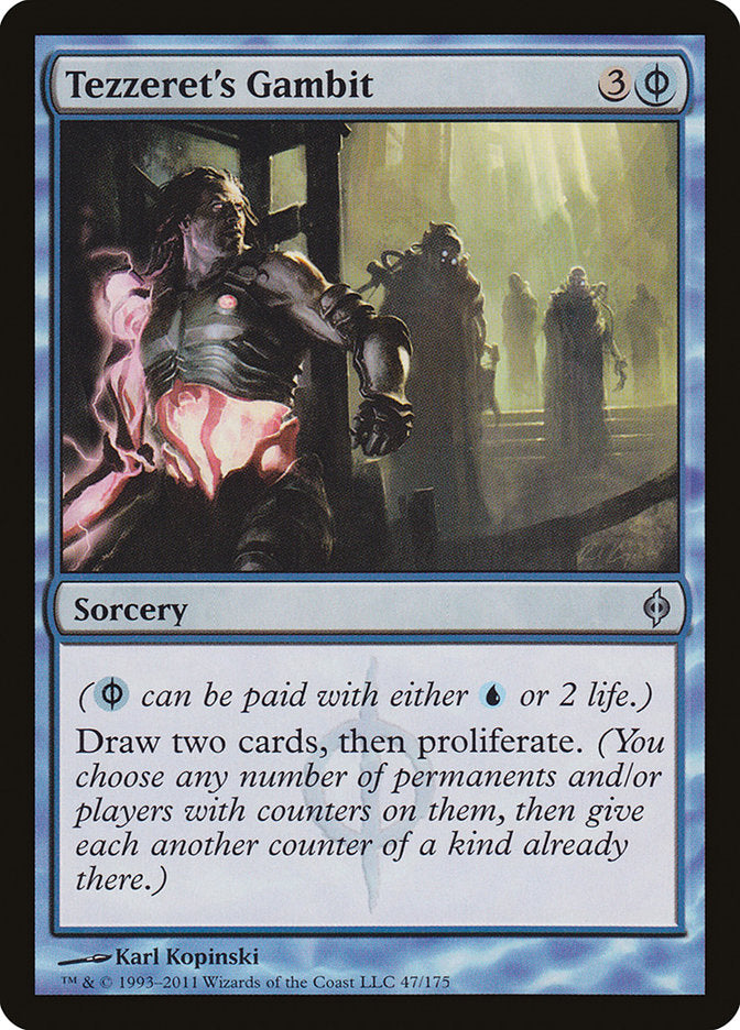 Tezzeret's Gambit [New Phyrexia] Foil