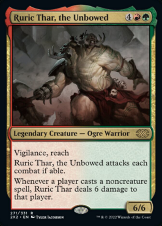 Ruric Thar, the Unbowed [Double Masters 2022] Foil