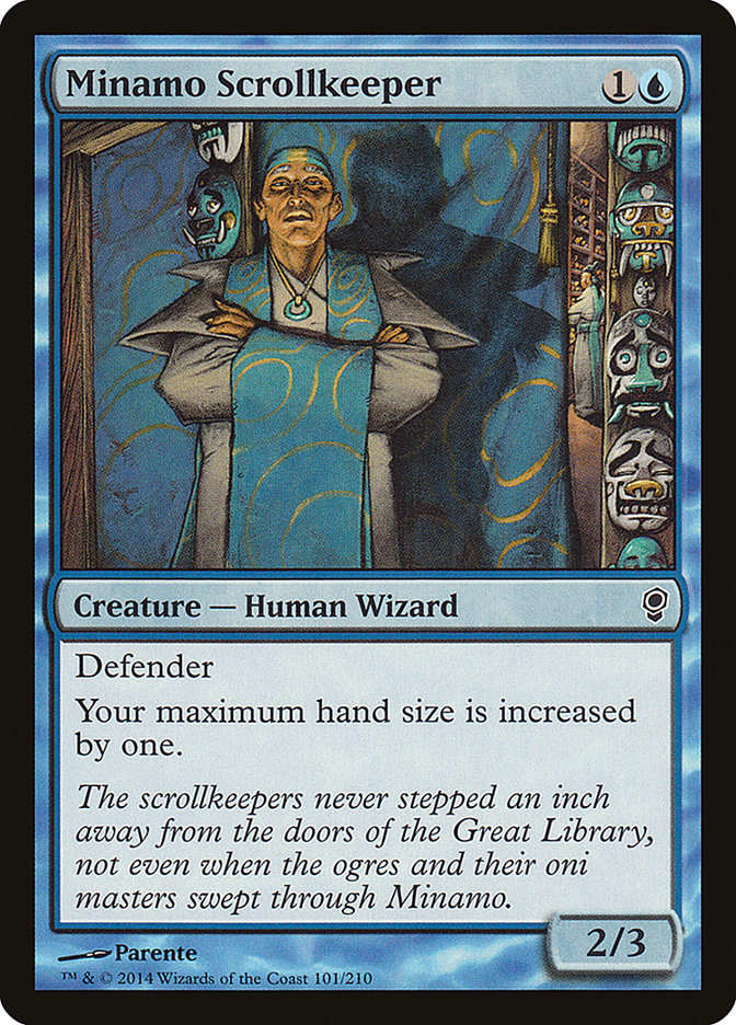 Minamo Scrollkeeper [Conspiracy] Foil