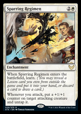 Sparring Regimen [Strixhaven: School of Mages] Foil