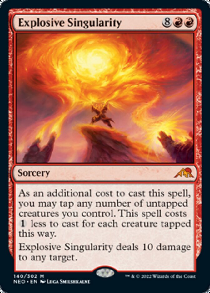 Explosive Singularity [Kamigawa: Neon Dynasty] Foil