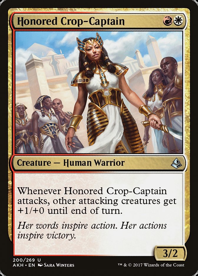 Honored Crop-Captain [Amonkhet] Foil