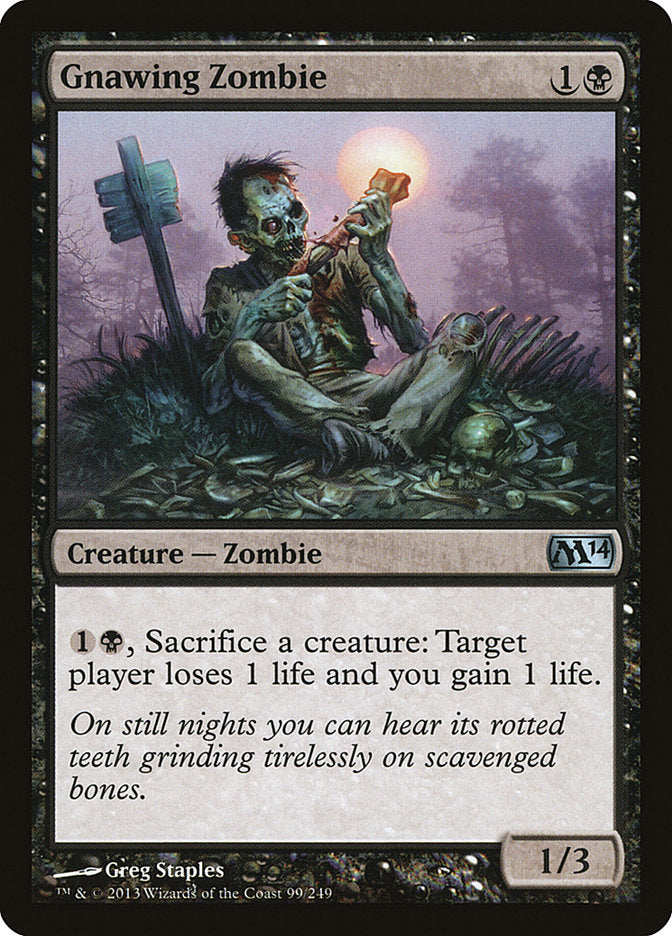 Gnawing Zombie [Magic 2014] Foil
