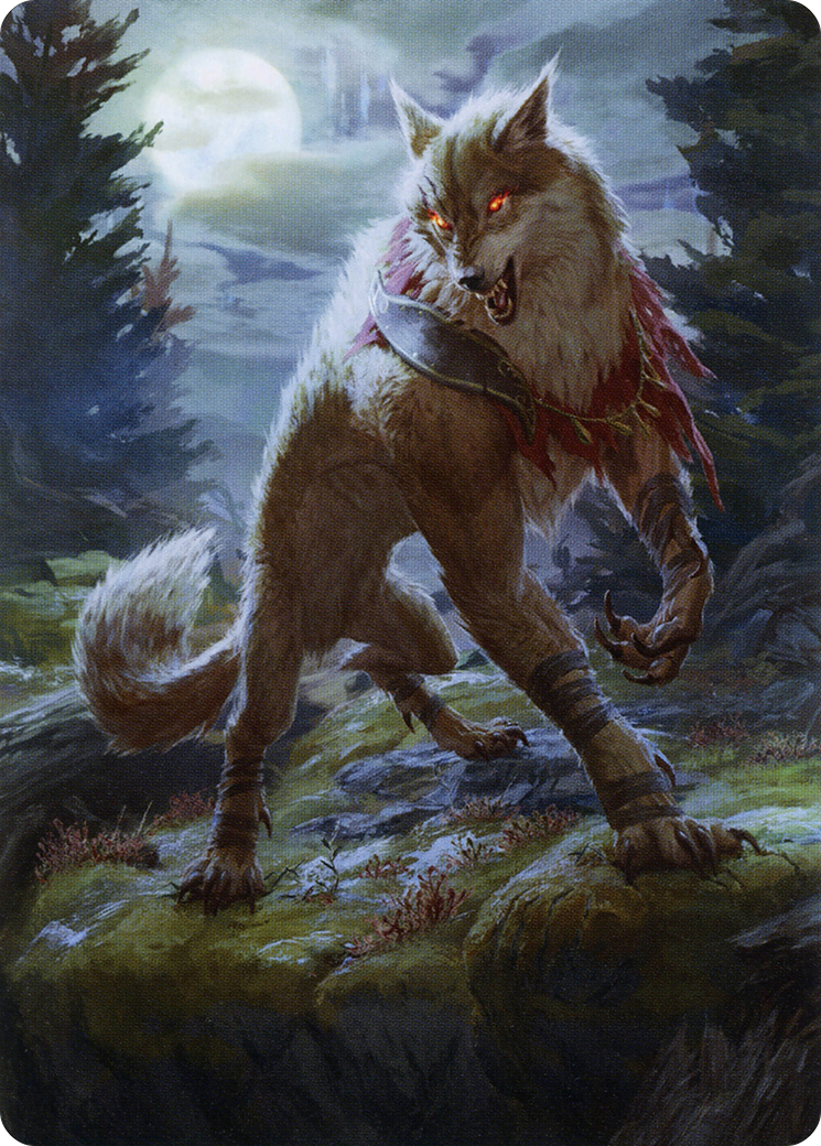 Arlinn, the Moon's Fury // Arlinn, the Moon's Fury  [Midnight Hunt Art Series] (Borderless)