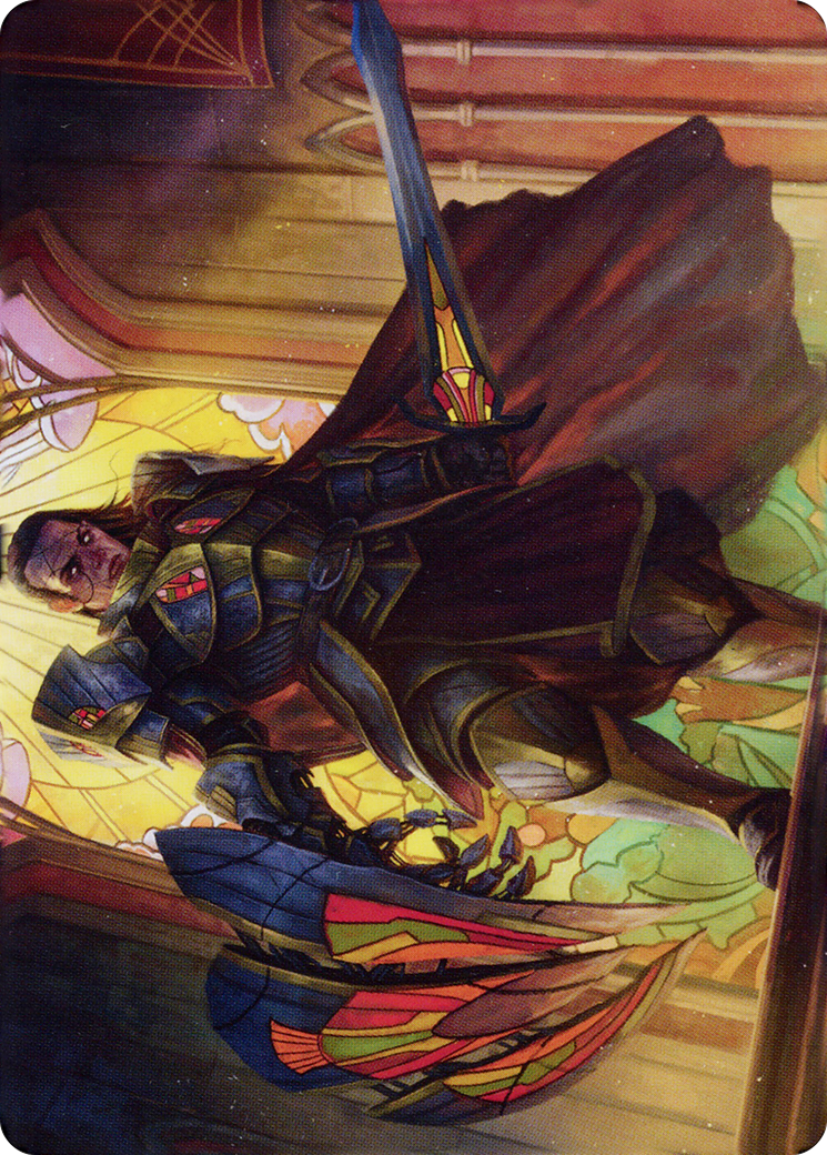 Benalish Sleeper // Benalish Sleeper  [Dominaria United Art Series] (Borderless) Foil