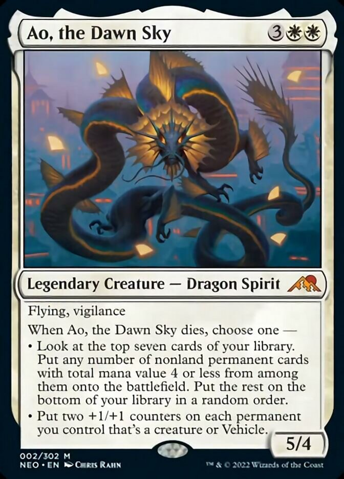 Ao, the Dawn Sky [Kamigawa: Neon Dynasty] Foil