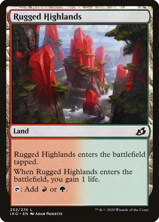 Rugged Highlands [Ikoria: Lair of Behemoths] Foil